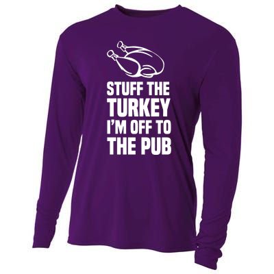 Stuff The Turkey IM Off To The Pub Cooling Performance Long Sleeve Crew