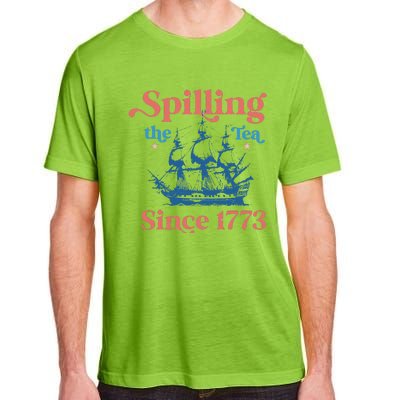 Spilling The Tea Since 1773 Adult ChromaSoft Performance T-Shirt