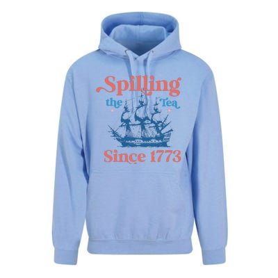 Spilling The Tea Since 1773 Unisex Surf Hoodie