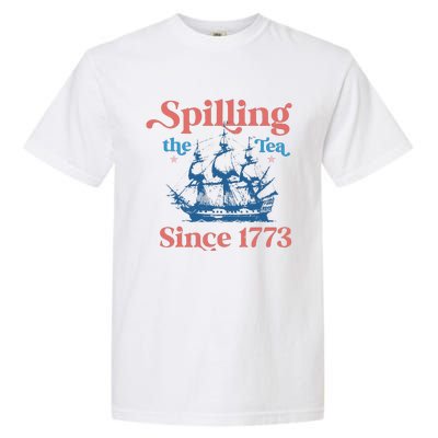 Spilling The Tea Since 1773 Garment-Dyed Heavyweight T-Shirt