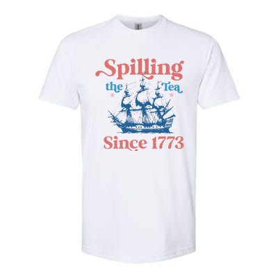 Spilling The Tea Since 1773 Softstyle® CVC T-Shirt