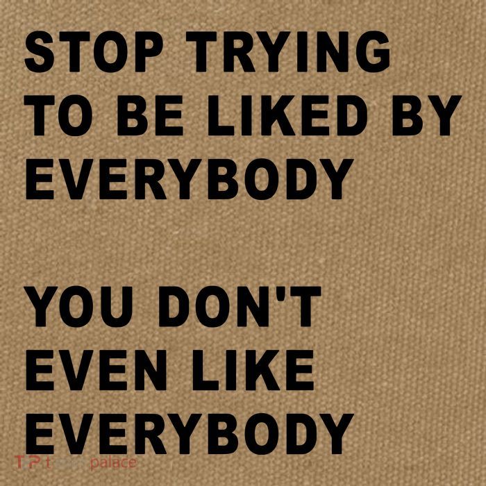 Stop Trying To Be Liked By Everybody You Don’T Even Like Everybody Cotton Canvas Backpack
