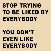 Stop Trying To Be Liked By Everybody You Don’T Even Like Everybody Zip Tote Bag