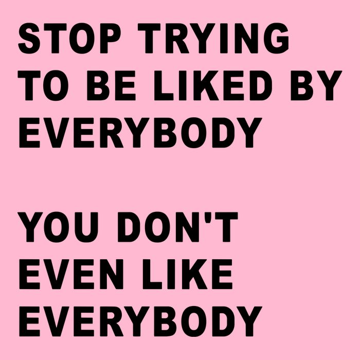 Stop Trying To Be Liked By Everybody You Don’T Even Like Everybody Doggie Tank