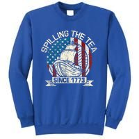 Spilling The Tea Since 1773 Patriotic Tea Party July 4th Sweatshirt