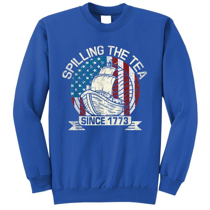 Spilling The Tea Since 1773 Patriotic Tea Party July 4th Sweatshirt