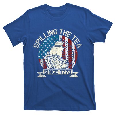 Spilling The Tea Since 1773 Patriotic Tea Party July 4th T-Shirt