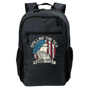 Spilling The Tea Since 1773 Patriotic Tea Party July 4th Daily Commute Backpack