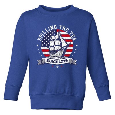 Spilling The Tea Since 1773 History Teacher Toddler Sweatshirt