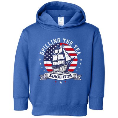 Spilling The Tea Since 1773 History Teacher Toddler Hoodie