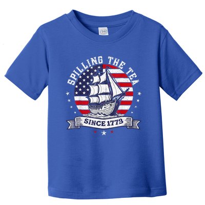 Spilling The Tea Since 1773 History Teacher Toddler T-Shirt