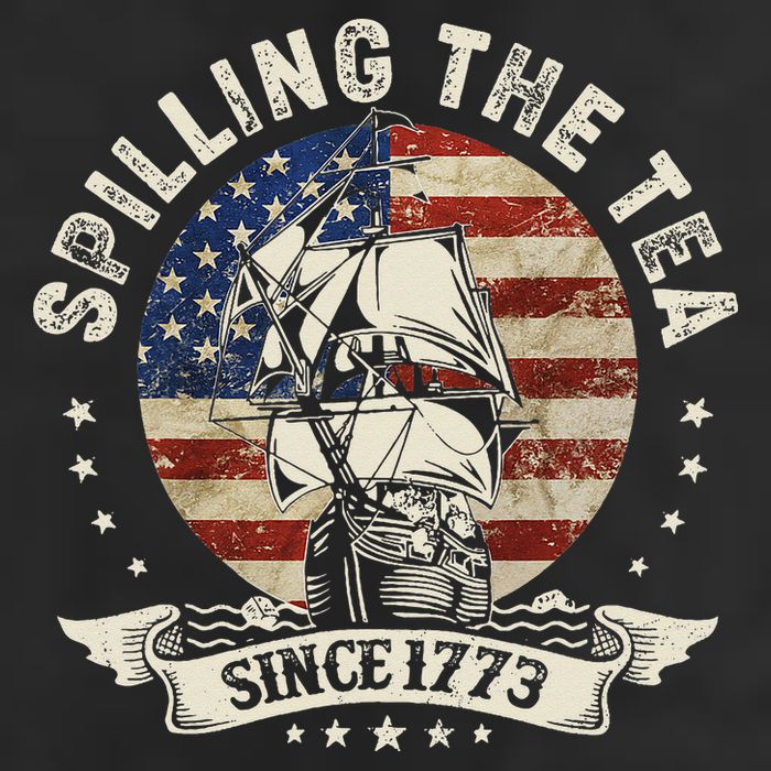 Spilling The Tea 1773 4th Of July Cool Comfort Performance Bucket Hat