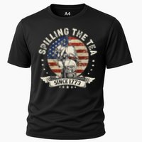 Spilling The Tea 1773 4th Of July Cooling Performance Crew T-Shirt
