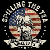 Spilling The Tea 1773 4th Of July 16 in Basic Backpack