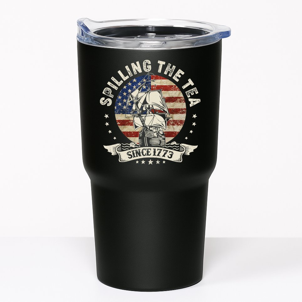 Spilling The Tea 1773 4th Of July Tumbler