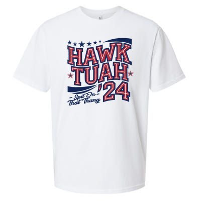 Spit That Thang Hawk Tuah 24 Sueded Cloud Jersey T-Shirt