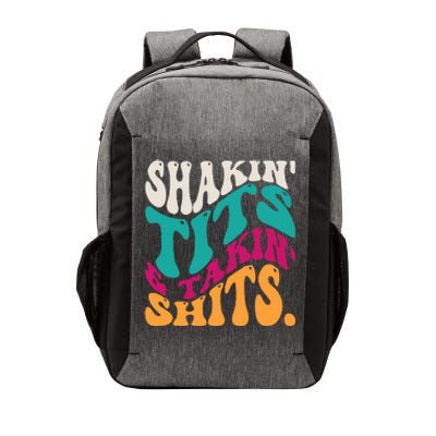 Shakin Tits & Takin Shits Funny Quotes Vector Backpack