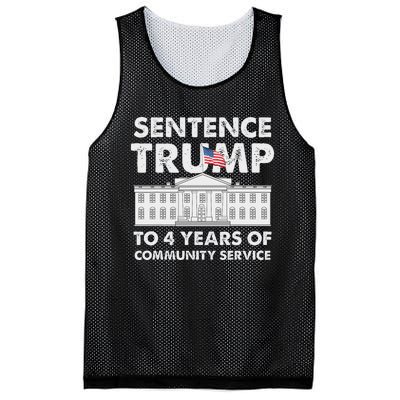 Sentence Trump To 4 Years Of Community Service Trump Mesh Reversible Basketball Jersey Tank