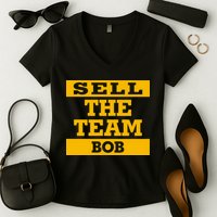 Sell The Team Bob Women's V-Neck T-Shirt
