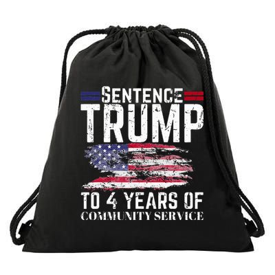 Sentence Trump To 4 Years Of Community Service Drawstring Bag