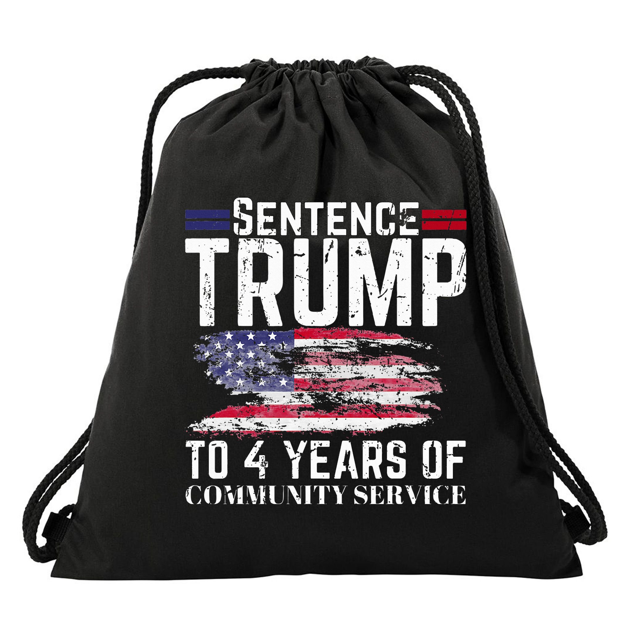 Sentence Trump To 4 Years Of Community Service Drawstring Bag