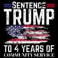 Sentence Trump To 4 Years Of Community Service Drawstring Bag
