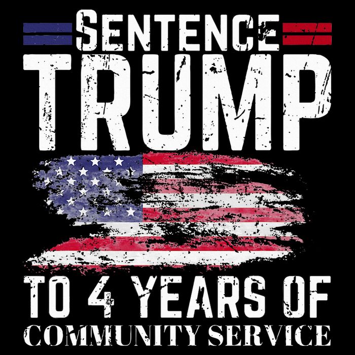 Sentence Trump To 4 Years Of Community Service Drawstring Bag