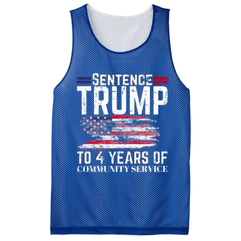 Sentence Trump To 4 Years Of Community Service Mesh Reversible Basketball Jersey Tank