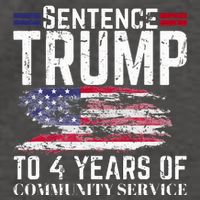 Sentence Trump To 4 Years Of Community Service Vector Backpack
