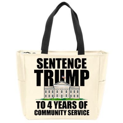 Sentence Trump To 4 Years Of Community Service Zip Tote Bag