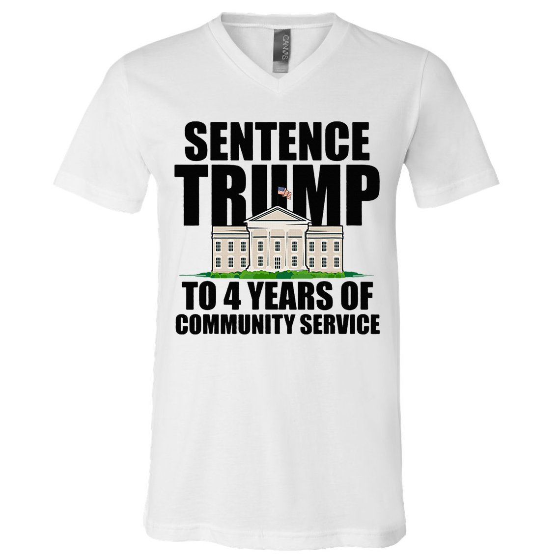 Sentence Trump To 4 Years Of Community Service V-Neck T-Shirt