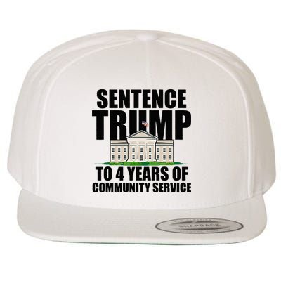 Sentence Trump To 4 Years Of Community Service Wool Snapback Cap