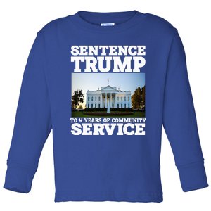 Sentence Trump To 4 Years Of Community Service White House Toddler Long Sleeve Shirt