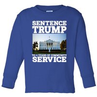 Sentence Trump To 4 Years Of Community Service White House Toddler Long Sleeve Shirt