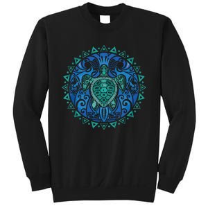 Sea Turtle Tribal Hawaiian Hawaii Turtles Lover Gift Sweatshirt