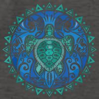 Sea Turtle Tribal Hawaiian Hawaii Turtles Lover Gift Vector Backpack