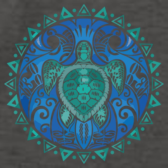 Sea Turtle Tribal Hawaiian Hawaii Turtles Lover Gift Vector Backpack
