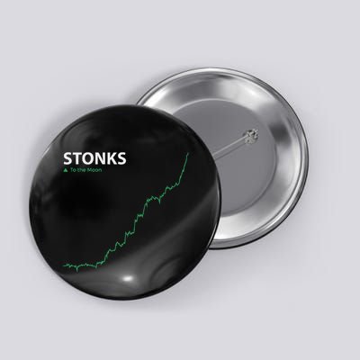Stonks To The Moon Stock Day Trader Stonks Meme Button