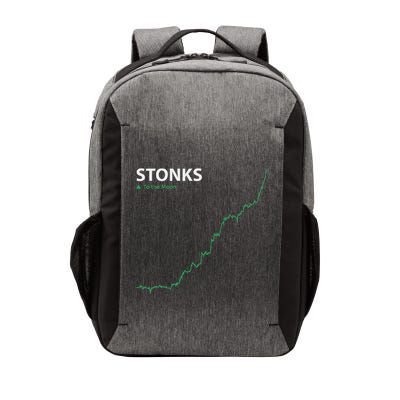 Stonks To The Moon Stock Day Trader Stonks Meme Vector Backpack