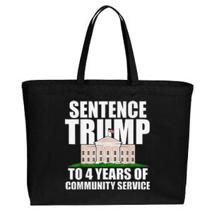 Sentence Trump To 4 Years Of Community Service Cotton Canvas Jumbo Tote