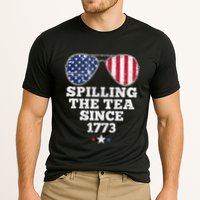 Spilling The Tea Since 1773 Funny 4th Of July American Flag Cooling Performance Crew T-Shirt
