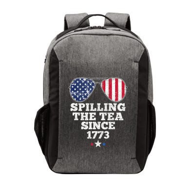 Spilling The Tea Since 1773 Funny 4th Of July American Flag Vector Backpack