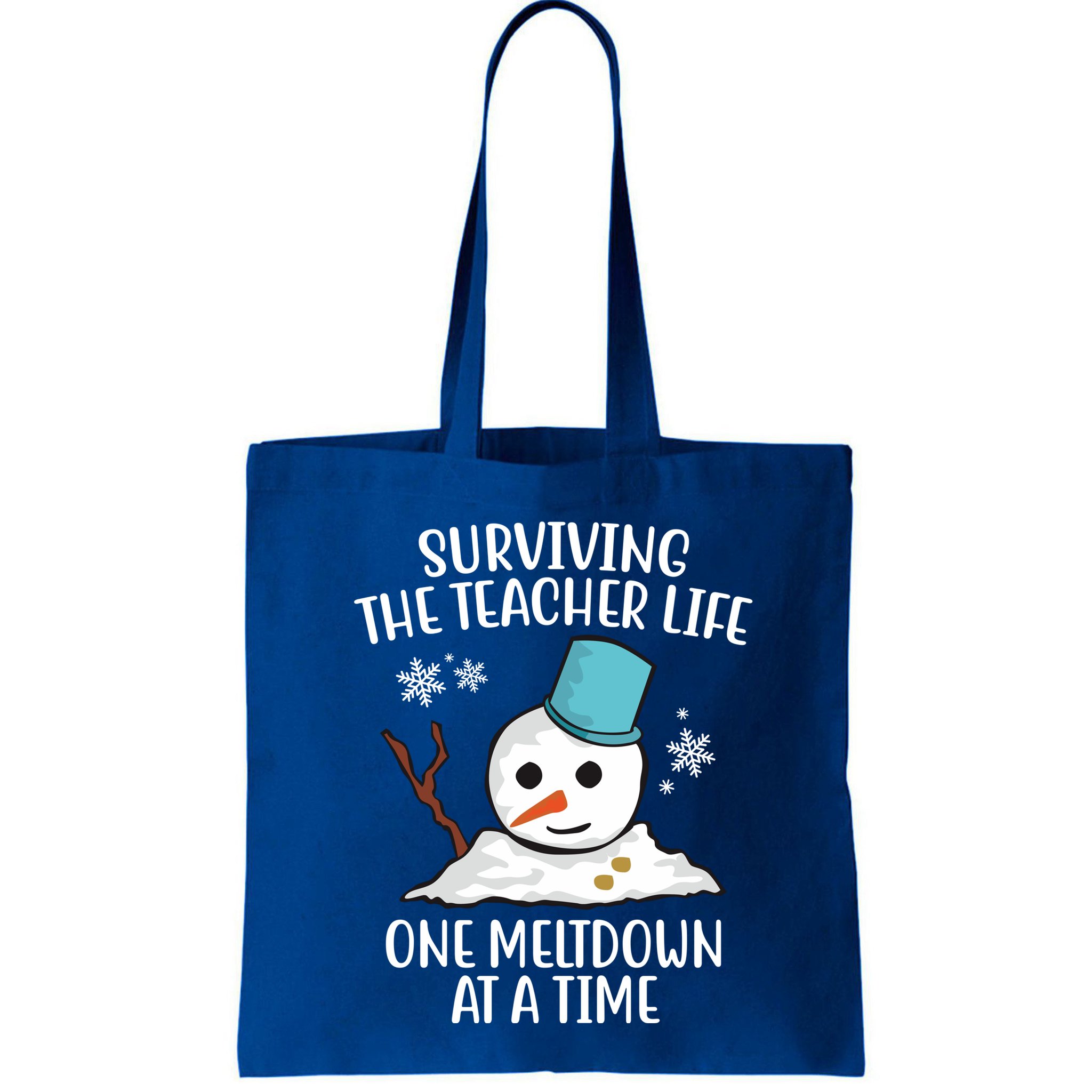 Surviving The Teacher Life One Meltdown At A Time Funny Holiday Bag