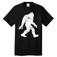 Squatching Through The Snow - Bigfoot Christmas Sasquatch Tall T-Shirt