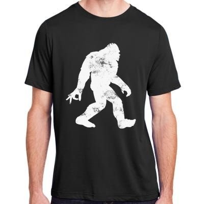 Squatching Through The Snow - Bigfoot Christmas Sasquatch Adult ChromaSoft Performance T-Shirt