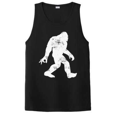 Squatching Through The Snow - Bigfoot Christmas Sasquatch PosiCharge Competitor Tank