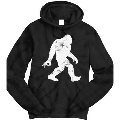 Squatching Through The Snow - Bigfoot Christmas Sasquatch Tie Dye Hoodie