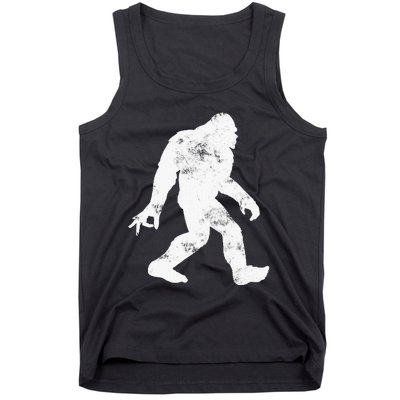 Squatching Through The Snow - Bigfoot Christmas Sasquatch Tank Top