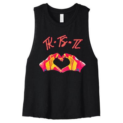 SWELCE TK + TS = TL  Women's Racerback Cropped Tank