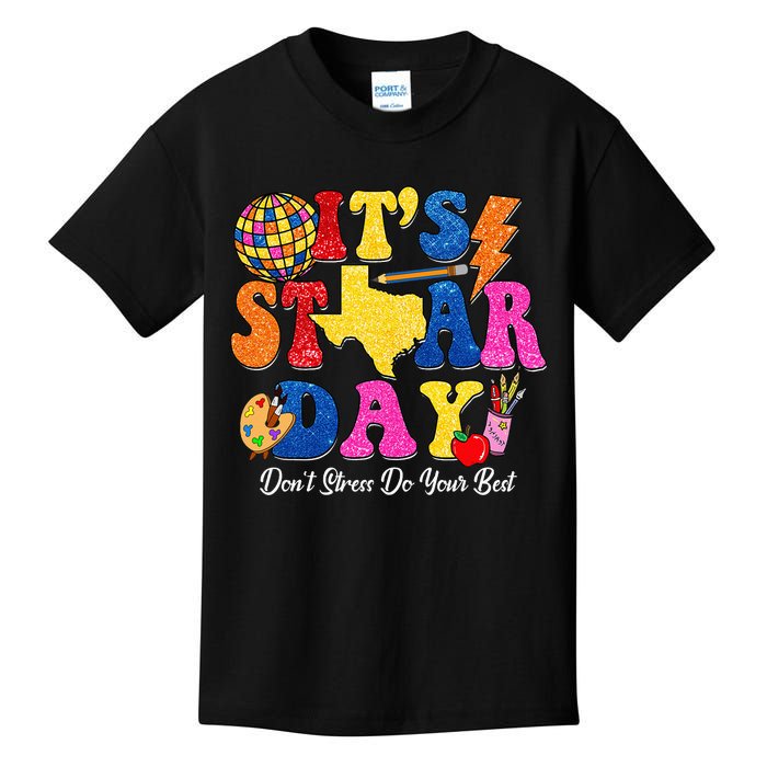 Staar Testing Test Day DonT Stress Do Your Best Teacher Kids T-Shirt